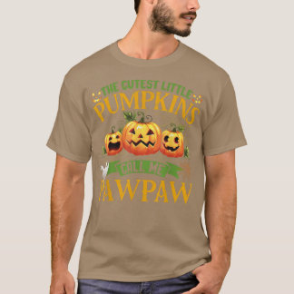 The Cutest Little Pumpkins Call Me Pawpaw Pumpkin T-Shirt