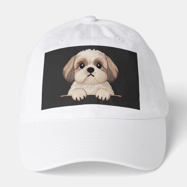 The Cutest Shih Tzu Puppy in the World Hat (Front)