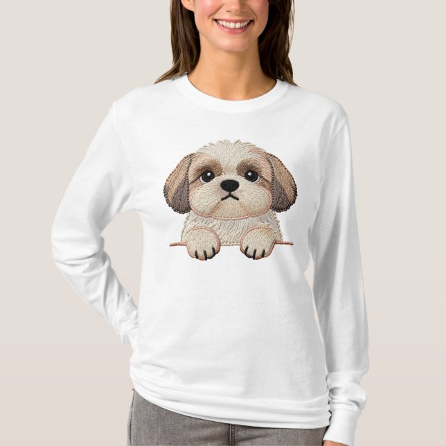The Cutest Shih Tzu Puppy in the World T-Shirt (Front)