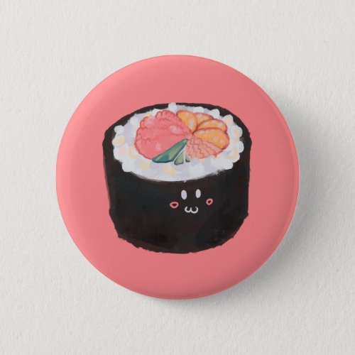 The cutest sushi roll button