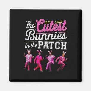 The Cuties Bunnies In The Patch Funny Trump Magnet