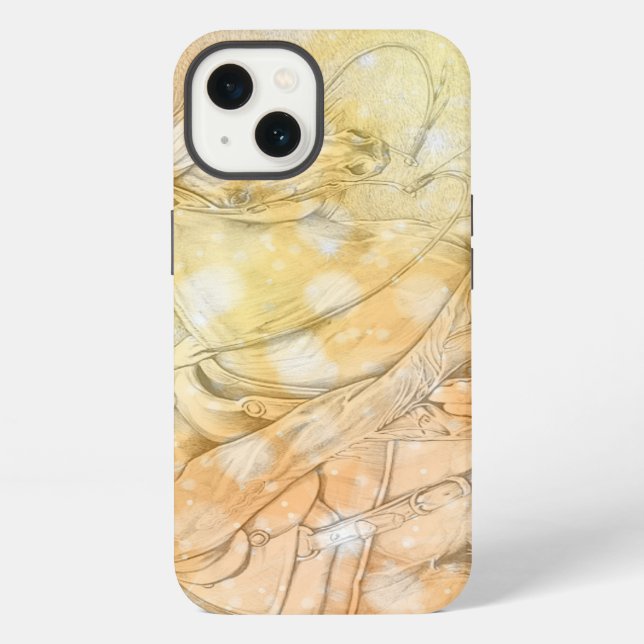 The Cutter (misty yellow)) Iphone Case (Back)