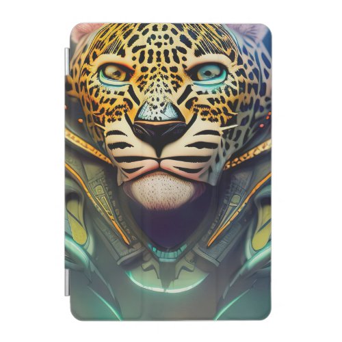 The Cyber_Leopard A Futuristic Feline    iPad Mini Cover
