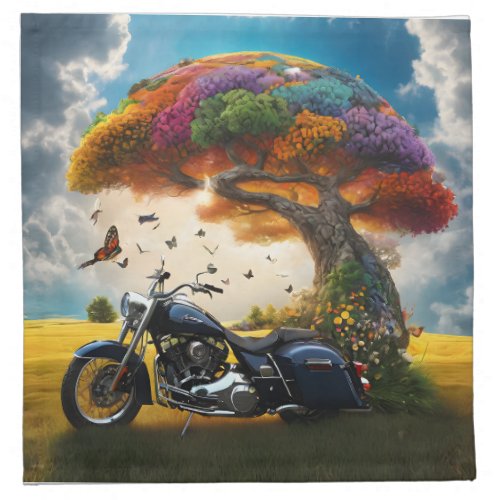 The cycle of life is a surrealistic masterpiece I Cloth Napkin