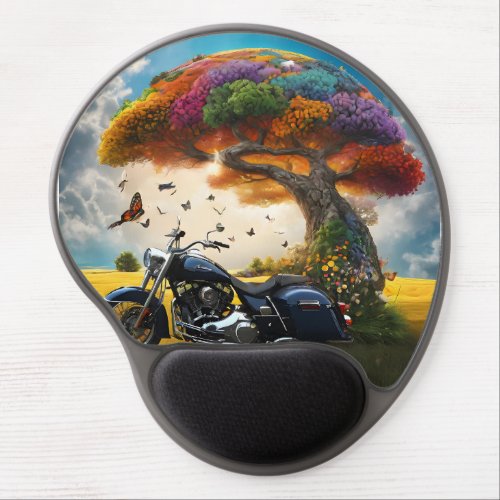 The cycle of life is a surrealistic masterpiece I Gel Mouse Pad
