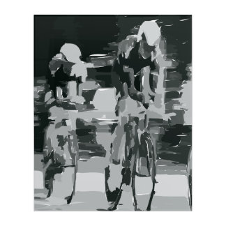 The Cyclists Acrylic Print