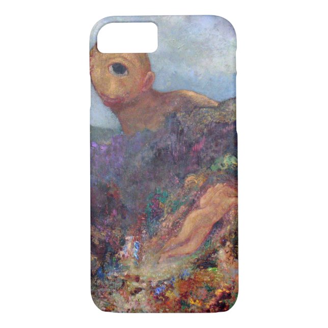 The Cyclops, Redon, 1898-1900 Case-Mate iPhone Case (Back)