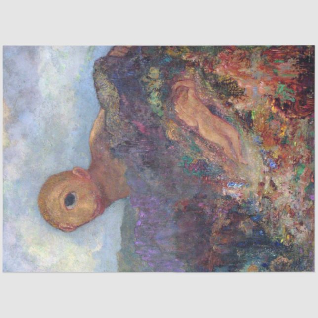 The Cyclops, Redon, 1898-1900 Tissue Paper (Front)