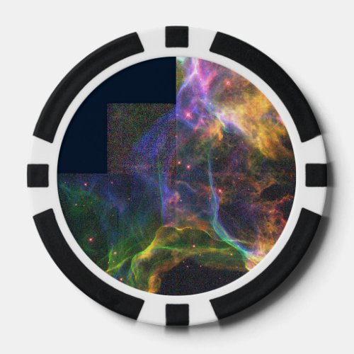 The Cygnus Loop Nebula_ Shockwave from a Stellar E Poker Chips