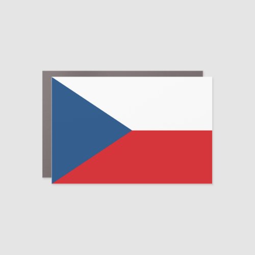 The Czech Republic Flag Car Magnet