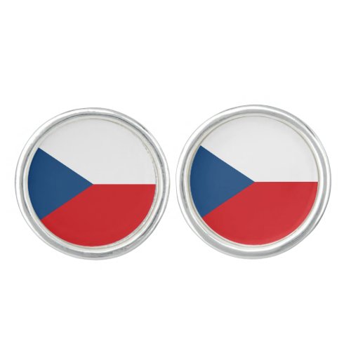 The Czech Republic Flag Cufflinks
