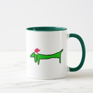The Dachshund for Christmas Mug