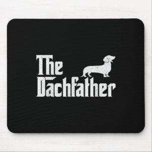 The Dachshund Funny Wiener Dog Gifts For Men Fathe Mouse Pad