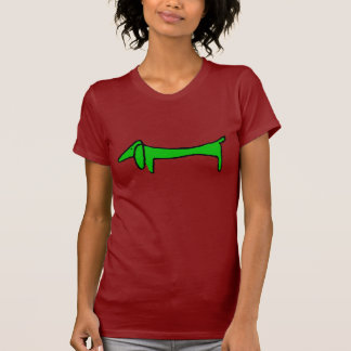 The Dachshund In Green T-Shirt