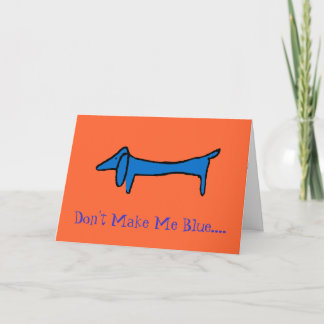 The Dachshund Valentine Holiday Card