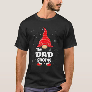 The Dad Gnome Matching Family Group Christmas Paja T-Shirt