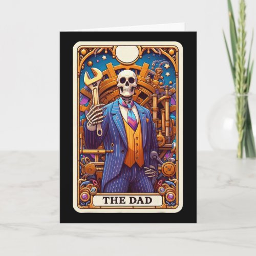 The Dad Tarot Card Skeleton Fathers Day Daddy Byby