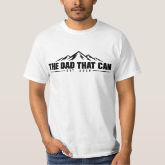 The Dad That Can - Front and back logo T-Shirt
