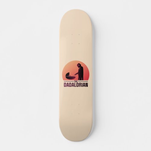 The Dadalorian Meeting Grogu Art Deco Graphic Skateboard