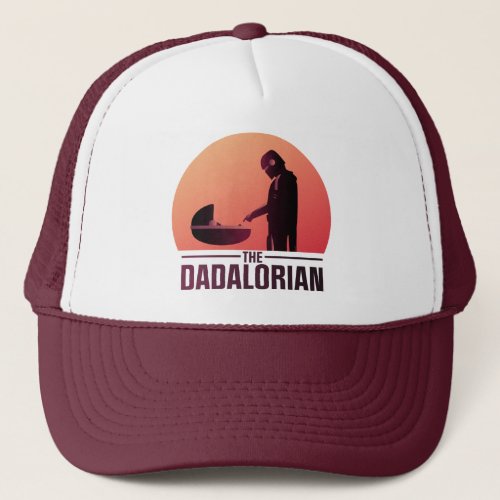 The Dadalorian Meeting Grogu Art Deco Graphic Trucker Hat