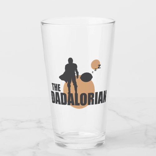 The Dadalorian  Sleeping Grogu Glass