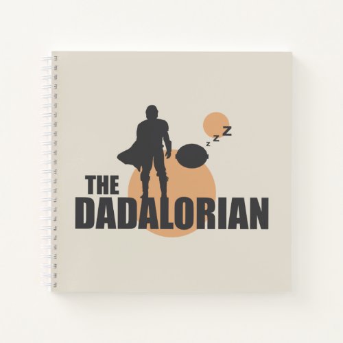 The Dadalorian  Sleeping Grogu Notebook