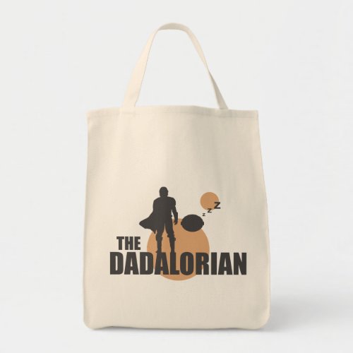 The Dadalorian  Sleeping Grogu Tote Bag