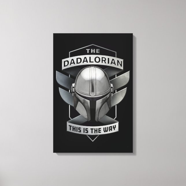 The Dadalorian - This Is The Way Canvas Print (Front)