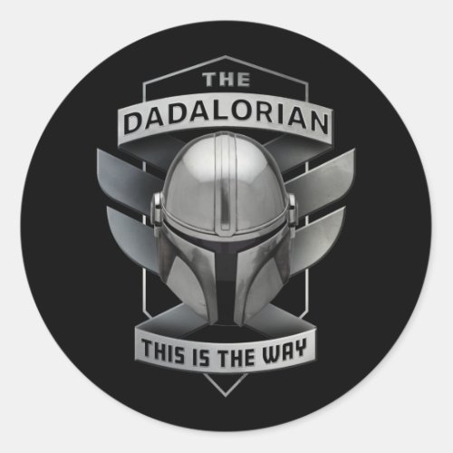 The Dadalorian _ This Is The Way Classic Round Sticker