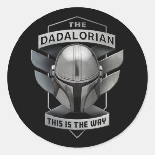 The Dadalorian - This Is The Way Classic Round Sticker