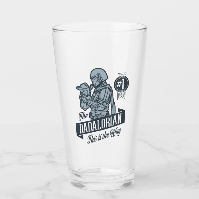 The Dadalorian This is the Way Glass (Front)