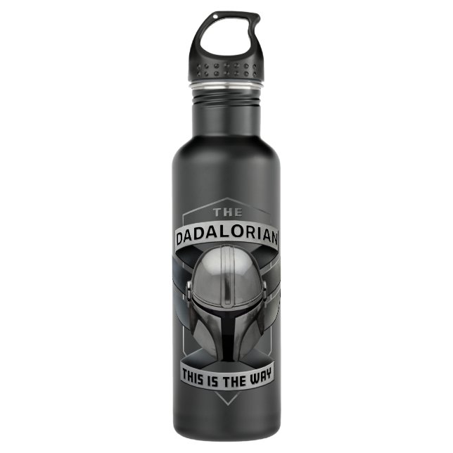 The Dadalorian - This Is The Way Stainless Steel Water Bottle (Front)
