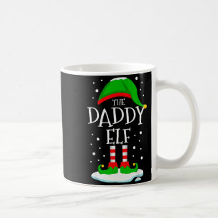 The Daddy Elf Christmas Family Matching Xmas Dad G Coffee Mug