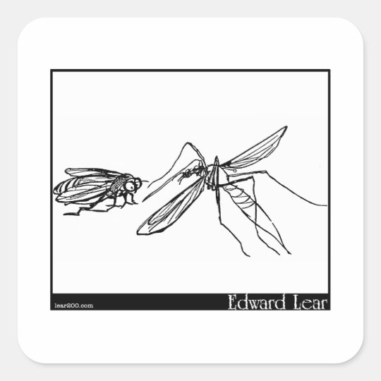 The Daddy Long Legs and the Fly Square Sticker