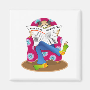 The Daily Blah! Magnet
