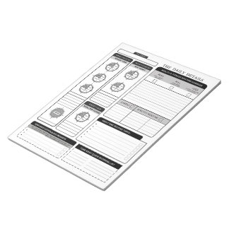 The Daily Detail Planner Spuport Page Notepad