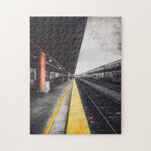 The Daily Jigsaw Puzzle Subway Train Jigsaw Puzzl