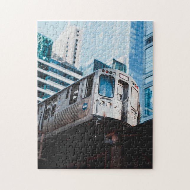 The Daily Jigsaw Puzzle/Subway Train Jigsaw Puzzle (Vertical)