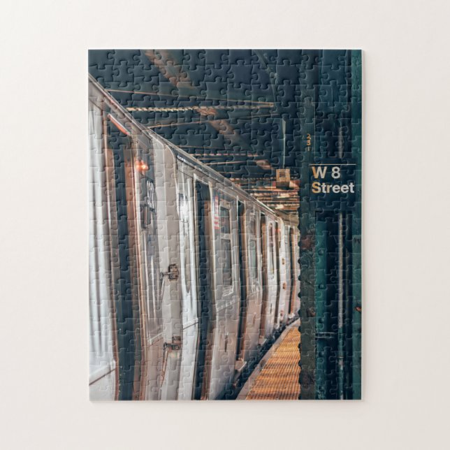 The Daily Jigsaw Puzzle/Subway Train Jigsaw Puzzle (Vertical)