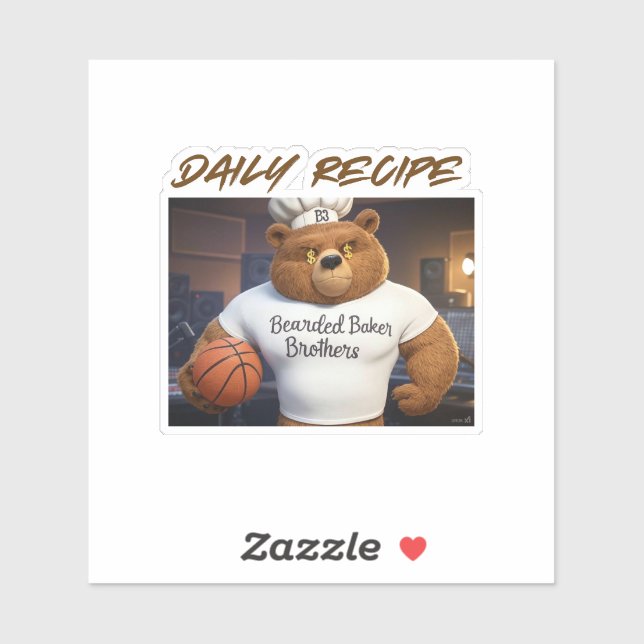 The Daily Recipe Sticker (Sheet)