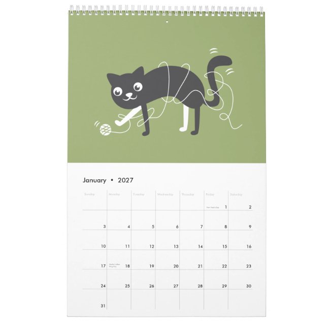 The Daily Tail Calendar 2013 (Jan 2027)