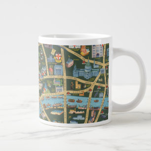 The Daily Telegraph Picture Map of London Giant Coffee Mug