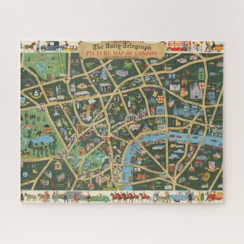 The Daily Telegraph Picture Map of London Jigsaw Puzzle