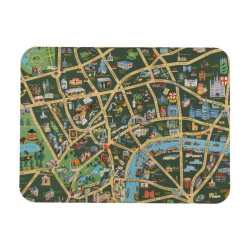 The Daily Telegraph Picture Map of London Magnet