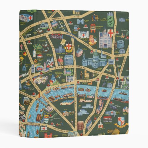 The Daily Telegraph Picture Map of London Mini Binder