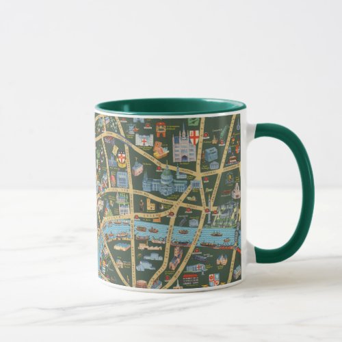 The Daily Telegraph Picture Map of London Mug