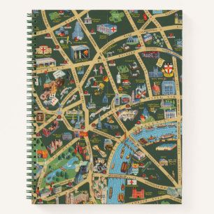 The Daily Telegraph Picture Map of London Notebook