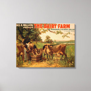 The Dairy Farm a Romance of Sleepy Hollow Play Canvas Print