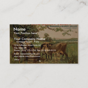 The Dairy Farm Retro Theater Business Card