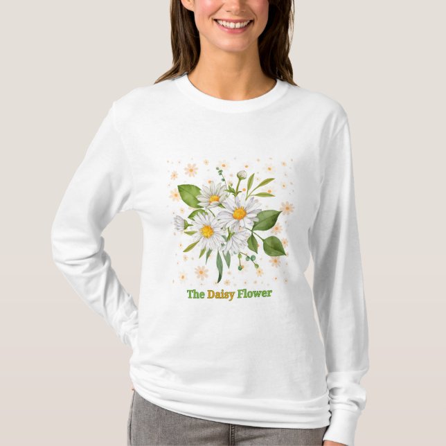 The daisy flower T-Shirt (Front)
